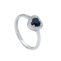 Ringe Babila Milano Dame Colore in Weißgold Zaffiro 0.58 Ct 262773ZB - 262773ZB